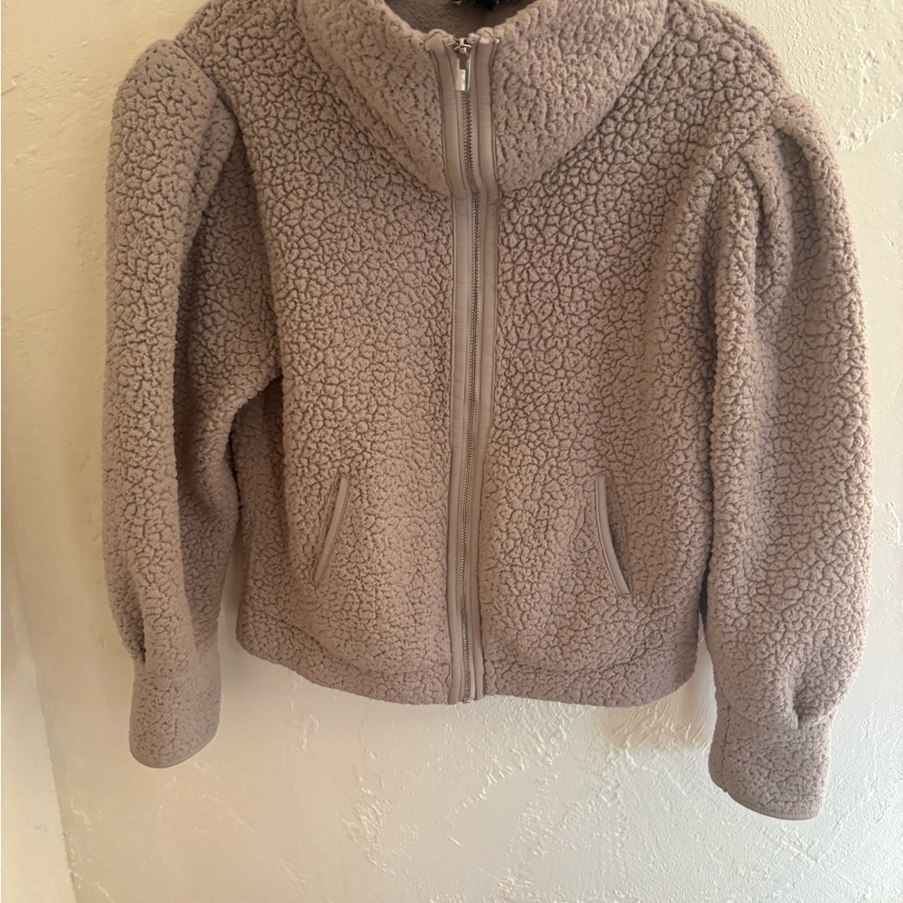 Express Tan Sherpa Jacket